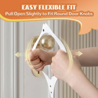 TGIOW Cat Door Latch, Cat Door Stopper Keep Open 2.5-6", White - 4pcs-white - image 2