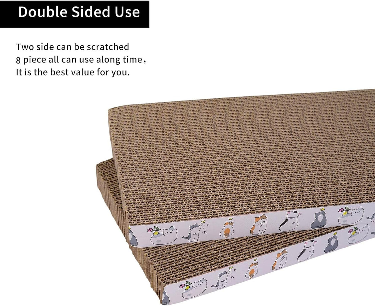 5 Packs cat Scratcher Toys Reversible Scratching Post Board - 8 Packs - image 2