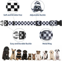 Kazazoo Hands-Free Dog Leash Adjustable Length 5-8 Ft - Plaid black / S - image 3