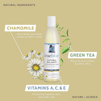 TrueBlue Natural Balance Conditioning Dog Shampoo with Green Tea & Chamomile - Cleansing Wash, Deodorizing, Moisturizing – Toxin Free, Natural Botanical Blend – Tearless Cleaner – 12 Fl. Oz.