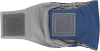 Teamoy Male Dog Belly Band, Reusable Wrap Dog Diapers - Small (Pack of 3) / Black+gray+dark Blue(gray Lining) - image 4