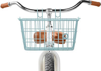 Retrospec Apollo-Lite Lift-Off Bike Basket - Detachable Steel Handlebar Basket with Carrying Handle for Commuting, Shopping & Beach Trips - 14.5in x 9.5in Weather-Resistant Biking Gear