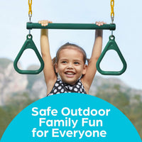 Jungle Gym Kingdom Swing Sets for Backyard - Green - image 2