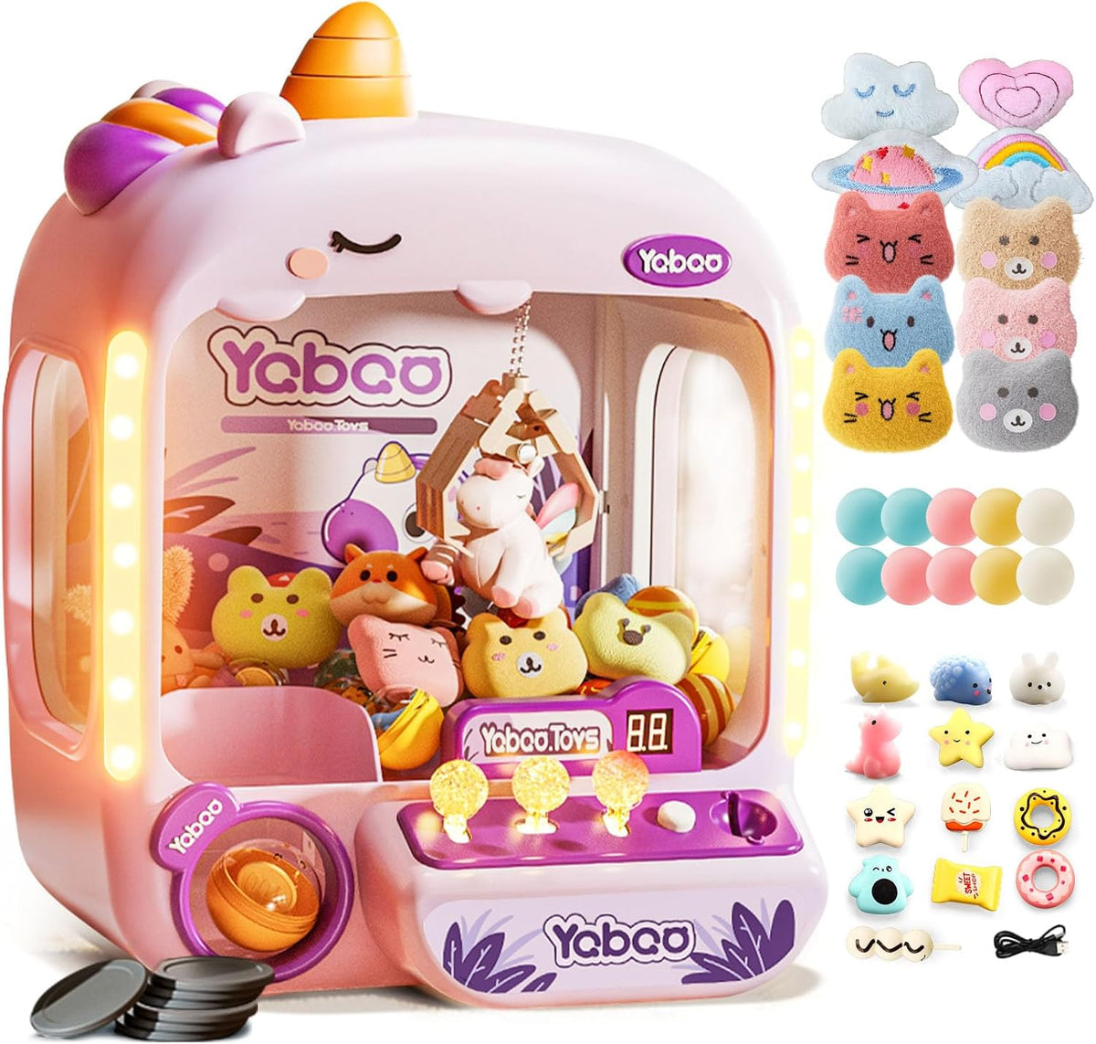 Claw Machine for Kids Girl - Pink Claw Machine