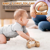 TOY Life Wooden Toys Cars, Montessori Baby Toys 6-12 Months - Car Set - image 2