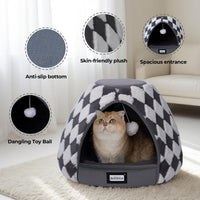 BALANCE Cat Beds for Indoor Cats - 19"L x 19"W x 16"Th / Dark Grey - image 4