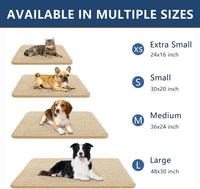 Smiry Dog Door Mat for Muddy Paws 30x20 - 71"X46" / Beige - image 3