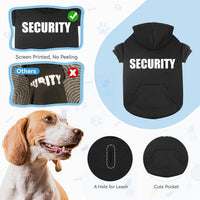 Dog Sweaters for Large Dogs Security Dog Hoodie Soft Brushed Fleece - Medium - image 3