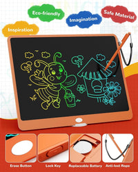 TEKFUN 15" LCD Writing Tablet for Kids - Orange / 16 Inch - image 4