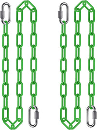 BeneLabel 40 inch yellow coated heavy duty hanging chains with carabiners - view 7