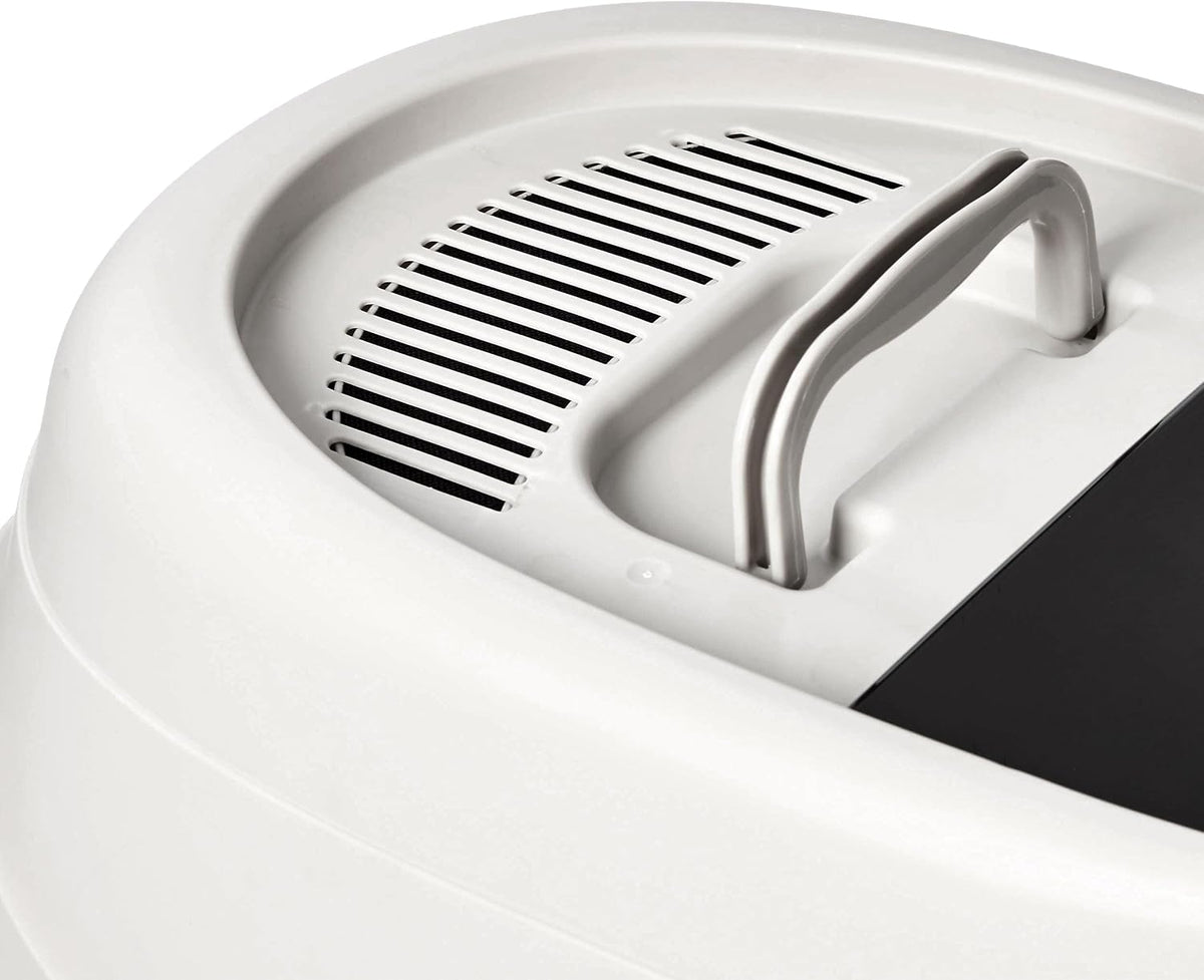 Amazon Basics No-Mess Hooded Enclosed Cat Litter Box with Odor - Standard (Pack of 1) - image 4