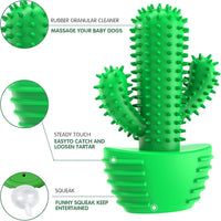 Cactus Dog Chew Toy for Aggressive Chewers - For Medium Dog / Green - image 4