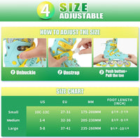 Nattork adjustable inline skates for kids with light-up wheels and checkerboard upper - view 26