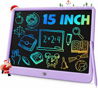 TEKFUN 15" LCD Writing Tablet for Kids - Purple / 15 Inch
