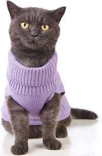 Cat Sweater Stretchy, 19 Colors, 6 Sizes - Purple / Large / Vest - image 3