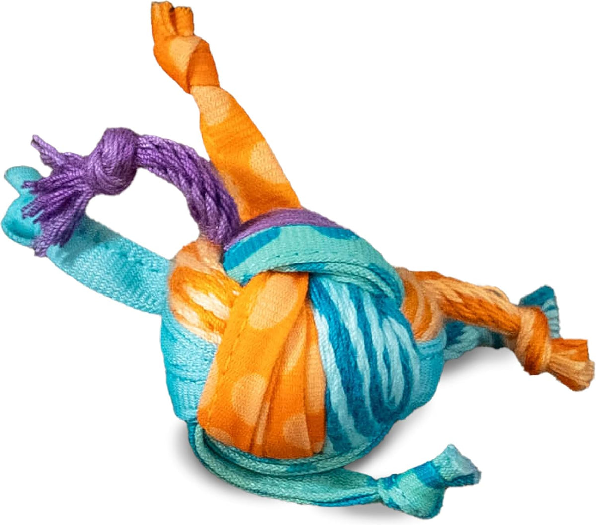 Catstages OrkaKat Wiggle Worm Dental Cat Chew Toy with Catnip - Tons of Tails / One Size (Pack of 1)