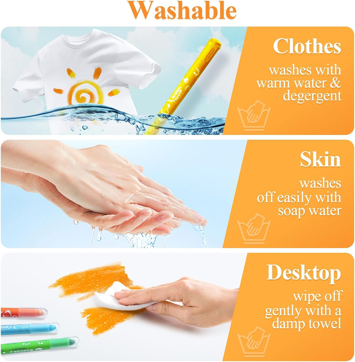 M&G Washable Tempera Paint Sticks - 36 colors - image 4