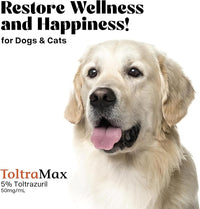 Toltrazuril 5.0% for Horses, Dogs, Cats, 500mL/16.9 Ounce, for Non-Food Chain Animals, Alfalfa