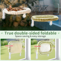 Sunhoo Foldable Cat Window Perch - Green / 23.62"L x 11.8"W x 9.45"TH - image 2