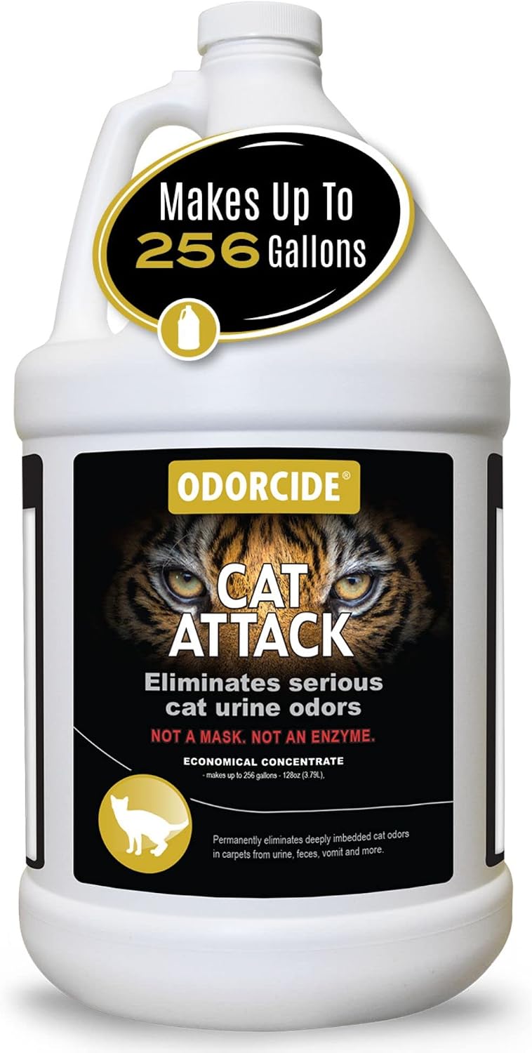 Odorcide Cat Attack Concentrate Odor Eliminator - Apricot / 128 oz