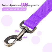 Hi Kiss Dog/Puppy Obedience Recall Training Agility Lead - 30 Feet / T8:Large Dog Thicken purple - image 2