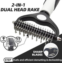 Pet Grooming Kit, Slicker Brush - A-Black - image 2