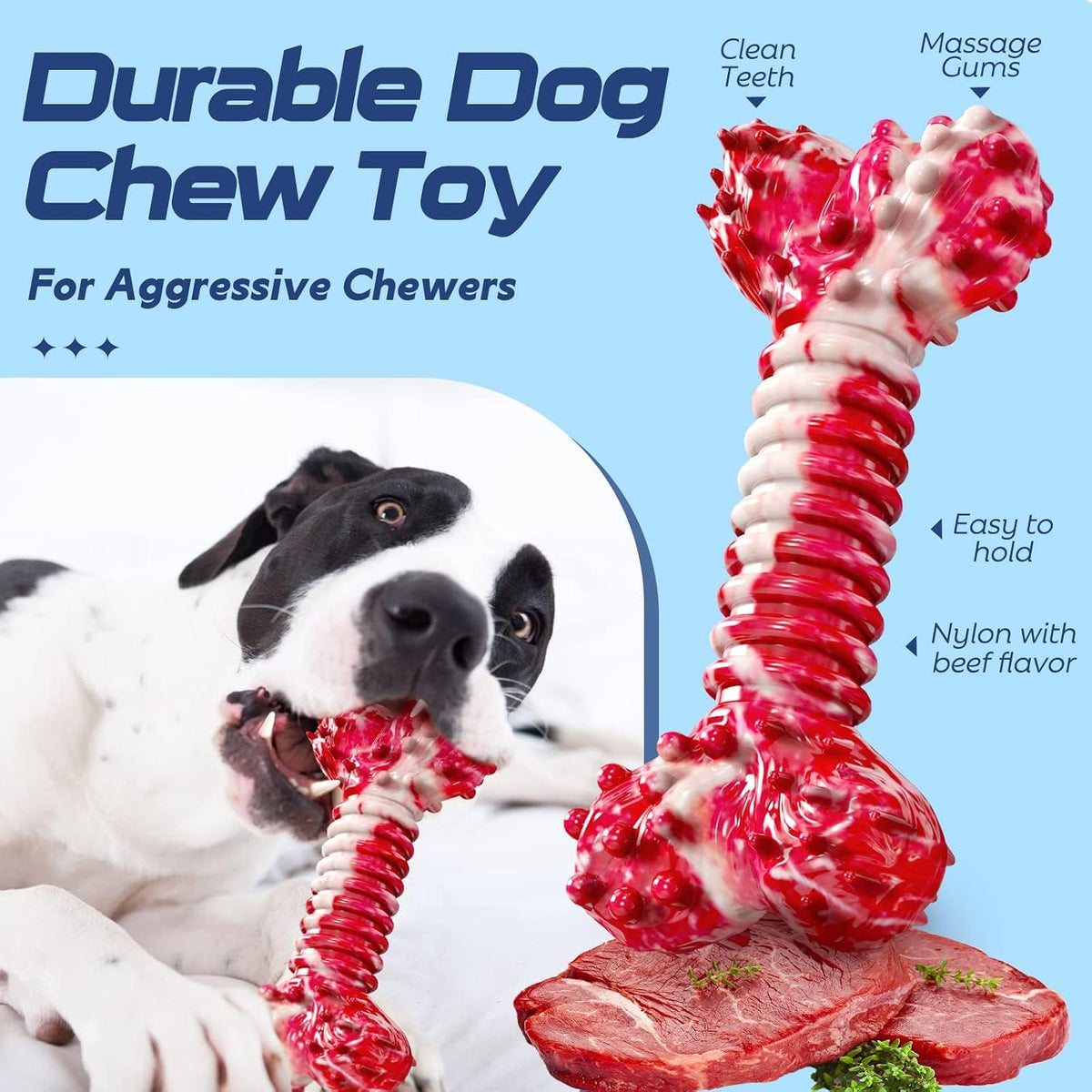 Dog Rope Toy for Large Dogs Heavy Duty Dog Chew Toys for Aggressive - 5 Packs / Large - image 2