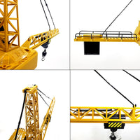 KNACKTOYZ 6 channel remote control tower crane toy with LED lights, adjustable to 50.4 inches - view 3