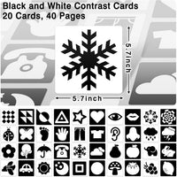 High Contrast Black and White Baby Cards for Newborns 0-3 Months – Fun for Kids & Family - 0-3 Months - image 3