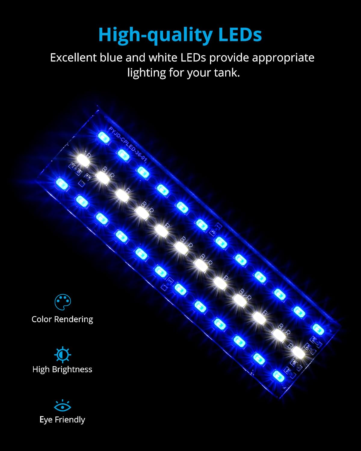 NICREW Clip-on Marine Aquarium Light for Coral Reef Tank – Essentials for Fish - For Saltwater - image 3