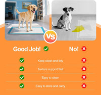 Pee Pad Tray Holder for Dogs - Light Gray / 24"L x 24"W - image 3