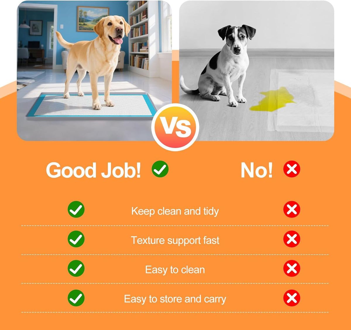 Pee Pad Tray Holder for Dogs - Light Gray / 24"L x 24"W - image 3