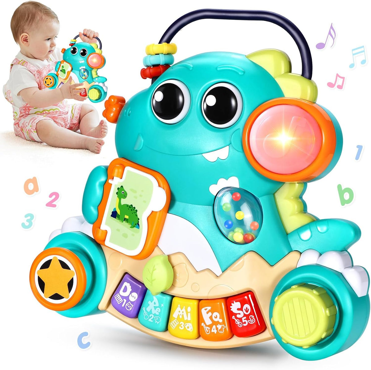 Baby Piano Toys 6-12 Months - Dinosaur