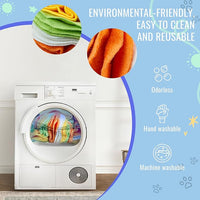 Pet Snuffle Ball, Puzzle Sniffing Interactive Dog Ball for Blind Dogs Training Stress Relief Dog Enrichment Toys Treat Machine Washable (15cm, Tropical Fruit)