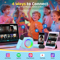 Karaoke Machine for Kids, Toys for 3-12 Years Old Girls Gifts – Fun for Kids & Family - Blue - image 4