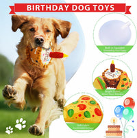 Squeaky Monkey Dog Toy for Large Dogs – Essentials for Dogs - Cake Shape - image 4