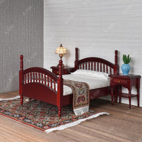 iLAND Dollhouse Rug 1/12 Scale Woven Miniature Carpet 2pcs Fragrance – Fun for Kids & Family - 2pcs Spring - image 3