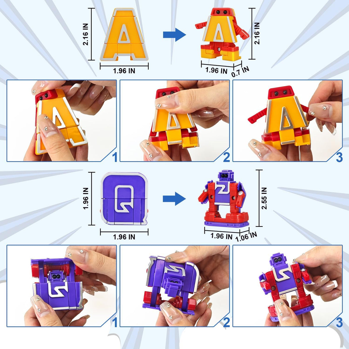 Alphabet Robots Advent Calendar 2026 for Boys - Classic - image 3