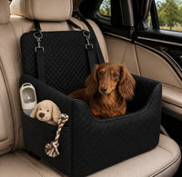 ALL GOOD PET SUPPLIES Dog Car Seat for Small/Medium Dogs Under – Essentials for Dogs - Black