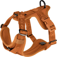 Sunraymascota Dog Harness - S (Neck: 12-22", Chest: 16-25") / Carmel Brown