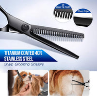 Gimars Titanium Coated Professional 6 in 1 4CR Stainless Steel Dog - Professional Black 5 in 1 - image 3