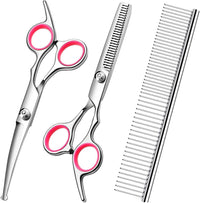 Dog Grooming Scissors Kit - Pink / 3