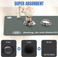 Extra Large Pet Food Mat, 36" x 24" - image 2