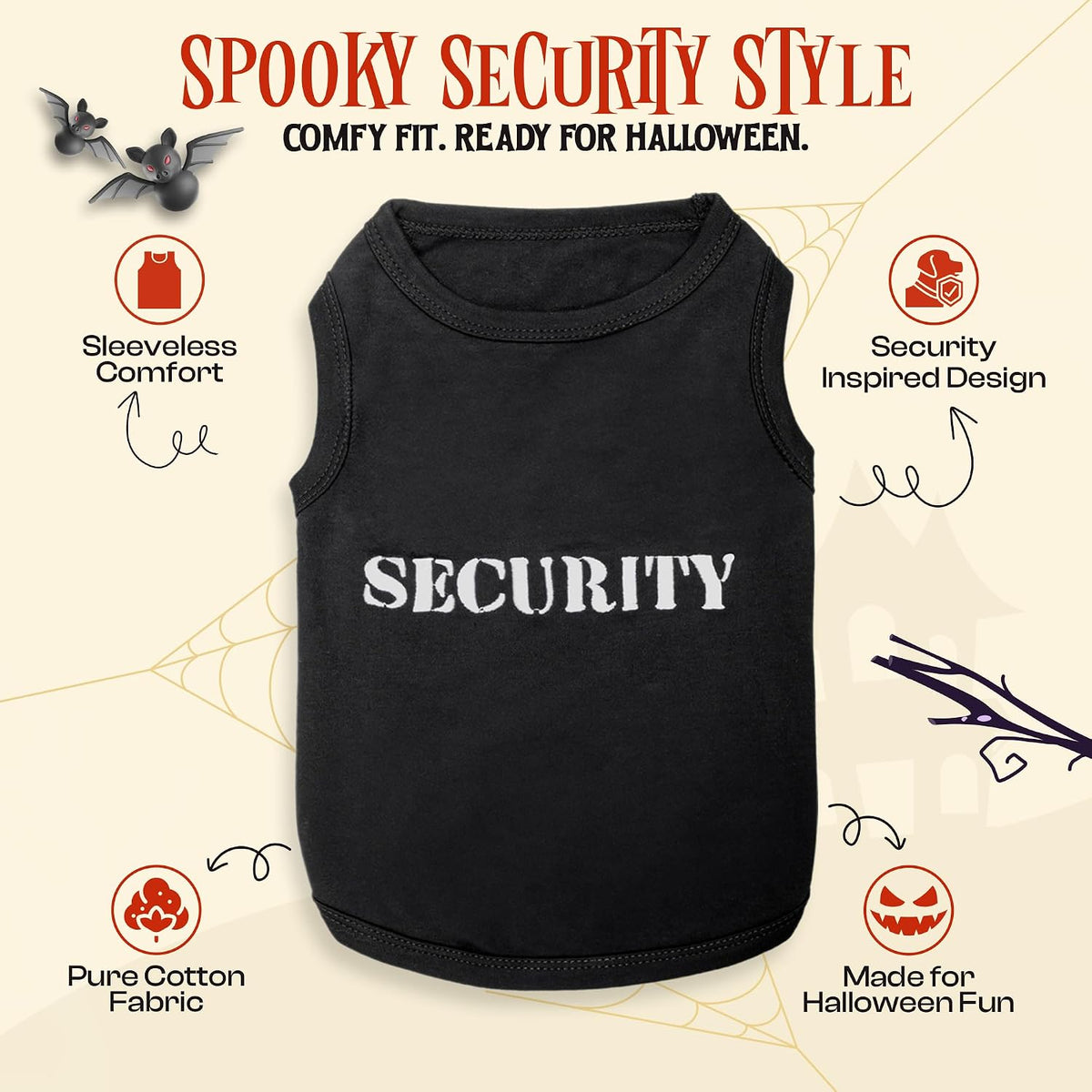 Parisian Pet Dog Halloween Costume - Security / 2X-Large - image 2