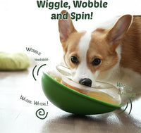 Avocado Non-Spill Treat Dispensing Wobble Toys for Dogs