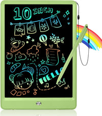 EooCoo 10" LCD Writing Tablet for Kids - Green