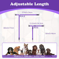 Dog Seat Belt for Car, Headrest Restraint Safety Lead, Dogs Cats – Essentials for Dogs - Purple / Not elastic - image 4