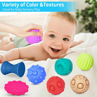6 Pack Sensory Balls for Toddlers 1-3 - 24 Pack - image 2