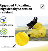 Dog Raincoat Waterproof Reflective Jacket - X-Large / Yellow - image 3