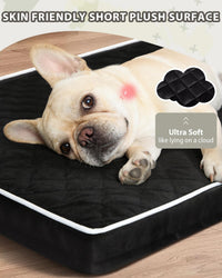 Orthopedic XL Dog Beds Large Sized with Washable Cover, 41x27 - 35.0"L x 22.0"W x 3.0"Th / Black - image 2